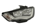 Far Audi A3 (8v), 06.2012-07.2016, fata, Stanga, cu daytime running light; H15+H7+PWY24W+W5W; electric; cu motor, HELLA