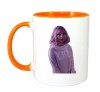 Cana maner portocaliu personalizata Wednesday, INOVATIX&reg;. 330ml, Oem