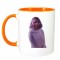 Cana maner portocaliu personalizata Wednesday, INOVATIX&reg;. 330ml