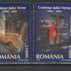 Romania 2005 - #1678 Centenar Jules Verne 4v MNH