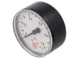 Manometru 0-1 Bar 63mm pentru Lichide și Gaze Inerte