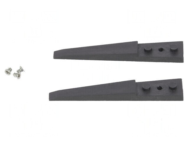 Set capete pensetă ESD 40mm plată
