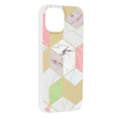 Husa protectie iPhone 12 12 Pro, Multicolor, Imprimeu Marmura, Carcasa Slim Rezistenta, Compatibila Wireless , Techsuit Marble