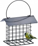 Hranitoare suspendata pentru pasari ALaPon, metal, negru, 13 x 10 x12 cm