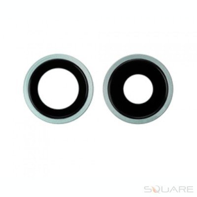 Geam Camera iPhone 11, Rear Camera Holder with Lens, Green foto