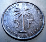 7.733 CONGO RUANDA URUNDI 5 FRANCS 1959, Africa, Aluminiu