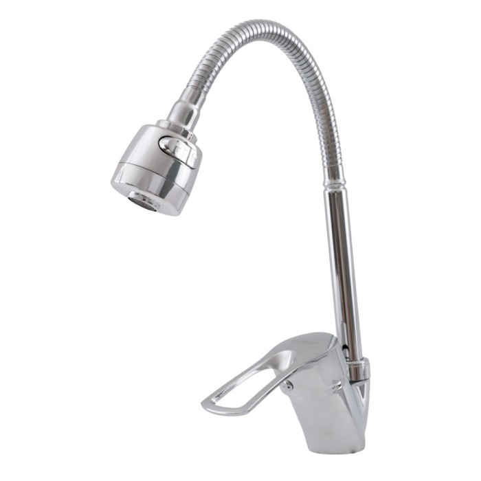 Baterie bucatarie cu pipa flexibila, 2 functii, seria WAVE FLOW WAVE-Z-777 Innovative ReliableTools