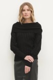 Answear Lab pulover femei, culoarea negru, light