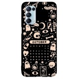 Husa compatibila cu Oppo A54 5G model Spooktober, Silicon, TPU, Viceversa, Transparent, Carcasa