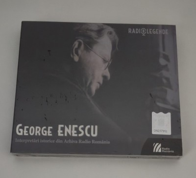 Cd Audio George Enescu Interpretari istorice din Arhiva Radio Dublu cd sigilat foto