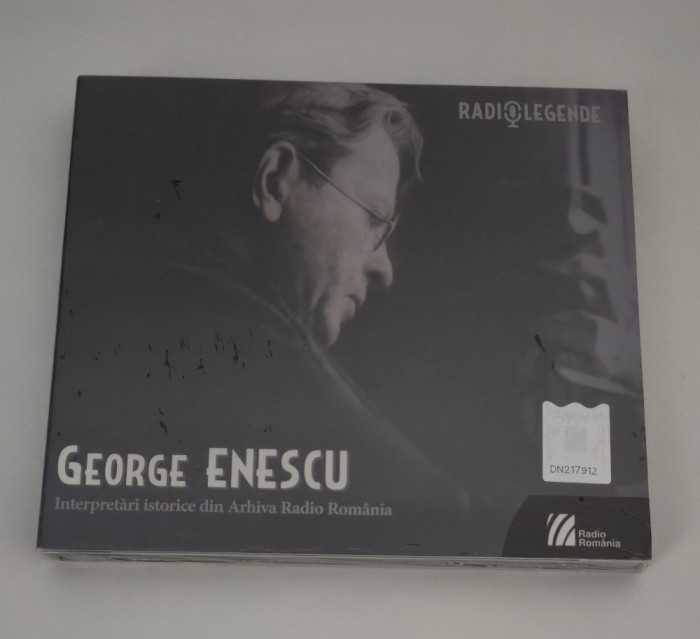 Cd Audio George Enescu Interpretari istorice din Arhiva Radio Dublu cd sigilat