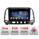Navigatie HHyundai SANTA FE 2006-2012 F-008 Octa Core cu Android Radio Bluetooth Internet GPS WIFI DSP 8+128GB 4G CarStore Technology