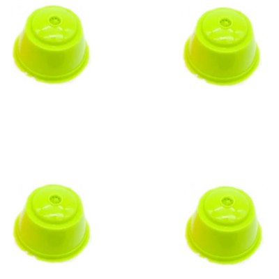 Set 4 Capsule cafea, reutilizabila, reincarcabila, compatibil Dolce Gusto, verde deschis foto