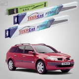 Cumpara ieftin Ștergătoare Renault Megane II Grandtour Break 2002-2006 | Set Față și Spate Hibrid &ndash; TeamCar&reg;