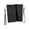 Husa Flip Fancy Huawei Ascend Y600 Negru