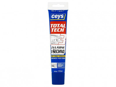 Adeziv Ceys TOTAL TECH EXPRESS, alb, tub, 125 ml foto