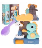 Jucarie baie si dus cu tambur dinozaur pentru copii