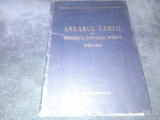 Cumpara ieftin ANUARUL CARTII DIN REPUBLICA POPULARA ROMANA 1952-1954