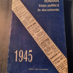 Romania viata politica in documente 1945 Ioan Scurtu
