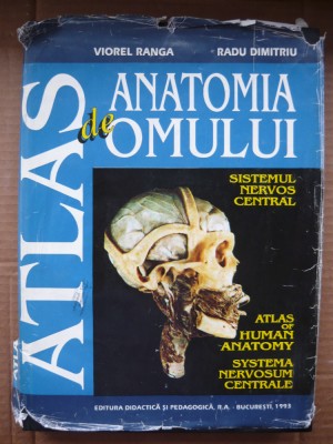 RANGA / DIMITRIU - ATLAS DE ANATOMIA OMULUI (sistemul nervos central) - 1993 foto