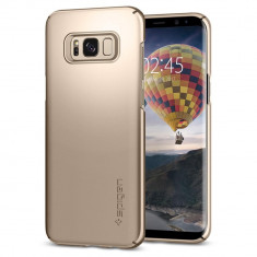 Husa slim Spigen Thin Fit Samsung Galaxy S8 Gold Maple foto