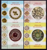 Cumpara ieftin RO 2007 ,LP 1759 a , &quot;Ceramica - farfurii (I)) &quot; ,bloc 3 serii+manseta ,MNH, Nestampilat