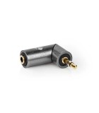 Adaptor audio stereo PROFESIONAL Jack 3.5 mm tata - Jack 3.5 mm mama, Nedis