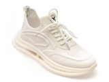 Pantofi sport GRYXX albi, 32203, din piele naturala