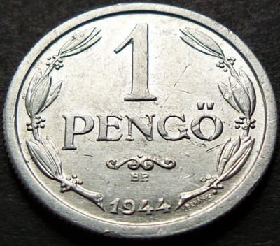 Moneda istorica 1 PENGO - UNGARIA HORTYSTA, anul 1944 *cod 217 A foto