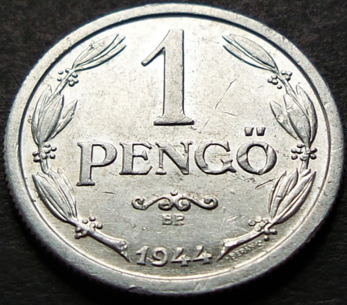 Moneda istorica 1 PENGO - UNGARIA HORTYSTA, anul 1944 *cod 217 A