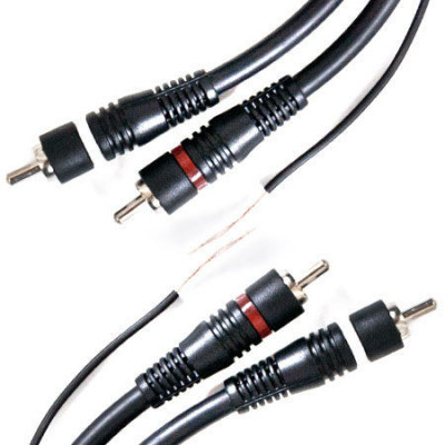 Cablu audio 2x RCA 5m dublu ecranat cu remote Cabletech foto