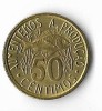 Moneda 50 centimos 1977 - Sao Tome e Principe, Africa, Cupru-Nichel