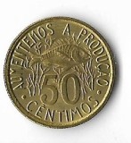 Moneda 50 centimos 1977 - Sao Tome e Principe