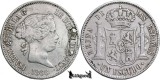 1866, 1 Escudo - Isabela a II-a - Regatul Spaniei