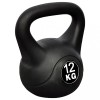 VidaXL Greutate tip bilă cu m&acirc;ner Kettlebell, 12 kg