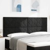 VidaXL Tăblie LED cu lumini cu bandă LED Manual Negru 200 cm Catifea 3338562