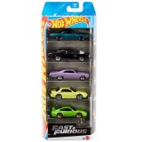 Set 5 masinute Hot Wheels, Fast And Furious, JBJ80
