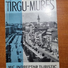 targu mures - mic indreptar turistic - din anul 1966 - contine harta