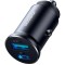 Incarcator Auto Joyroom JR-CCN05, 30W, 3A, 1 x USB-A - 1 x USB-C, Negru