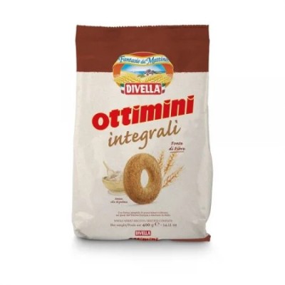 Biscuiti Divella Ottimini integrali 400gr foto