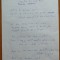 Manuscris olograf Geo Bogza, poezia Monstrul din Loch Ness, 2 pagini