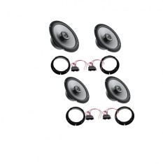 Pachet audio complet fata spate VW Passat B5 B5.5 cu boxe Hertz