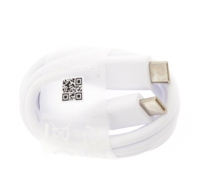 Cablu de date LG USB Type C to Type C, 1.0M, EAD63687002, White foto