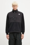 The North Face vestă Retro Denali Vest barbati, culoarea negru, de tranzitie, NF0A88XJJK31