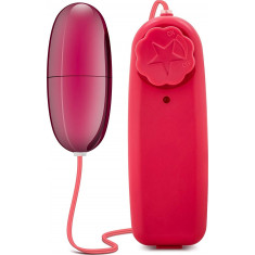 Ou Vibrator B Yours cu Telecomanda, Multispeed, ABS, Rosu, 5.7 cm