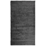 Cumpara ieftin Covor pufos &quot;PAMPLONA&quot; cu fire inalte antracit modern 60x110 cm