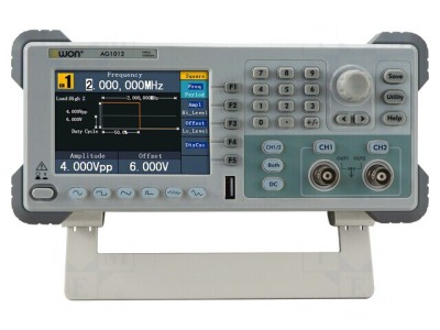 Generator de Funcții 10MHz LCD 4,3&amp;quot; 480x320 Dual Channel AG1012 foto
