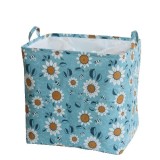 Cos Depozitare Haine Flippy 50x50x80 cm Multicolor Bumbac Impermeabil 175L Capac Snur