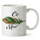 Cana alba Personalizata Ce Pana Mea, INOVATIX&reg;. 330ml