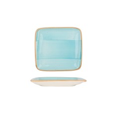 Bonna Placa de service - Aqua - Por&Aring;&pound;elan - 15x14 cm - set de 2